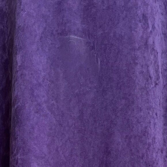 90s purple velvety jumper dress - Picture 7 of 7